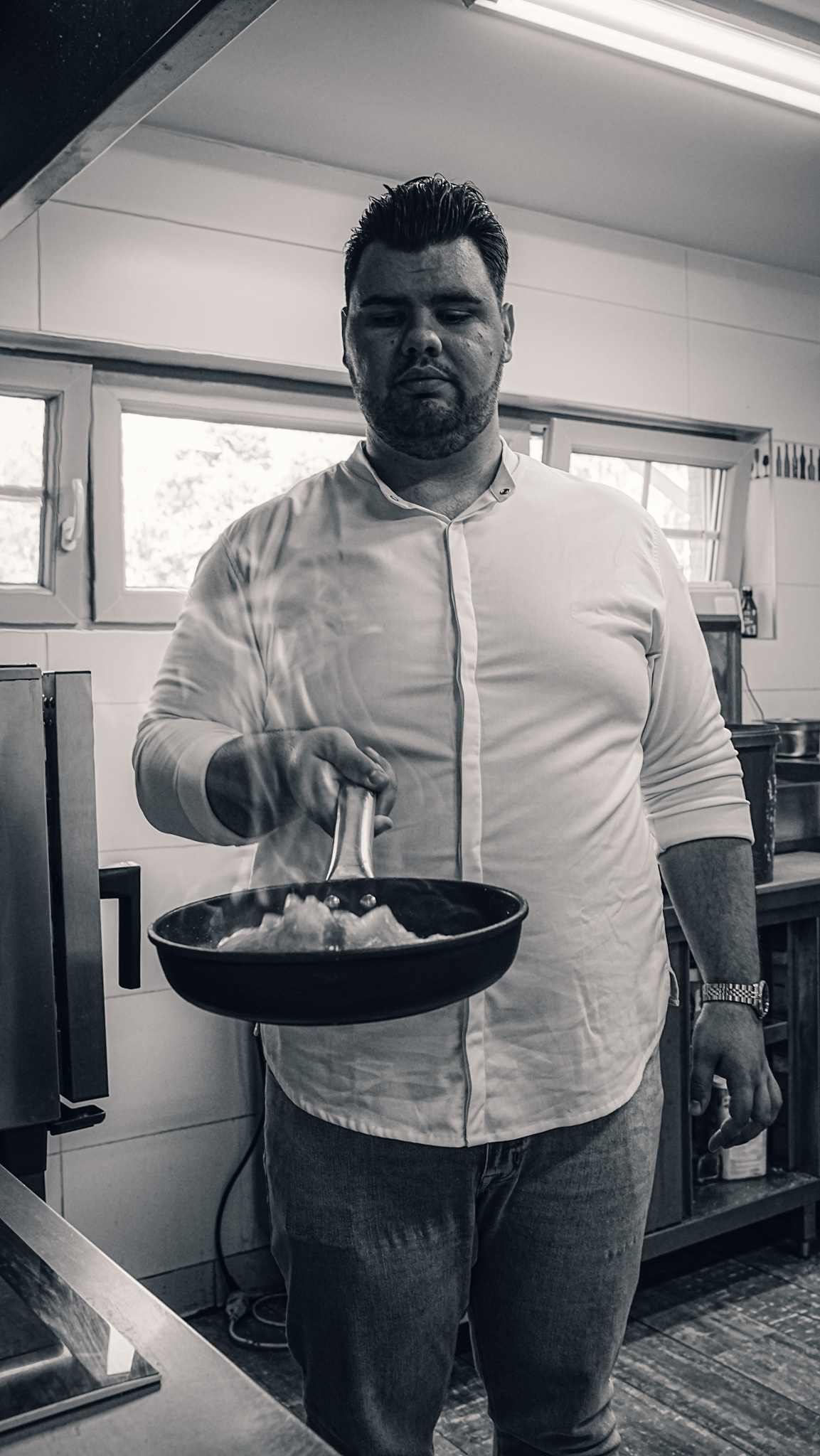 Eigenaar Jarno van Bistro Amazone By Jarno